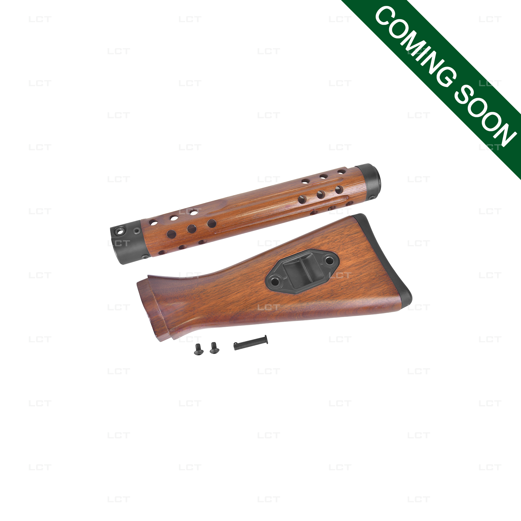 LC061  LC-3 Hardwood Stock & Handguard Set